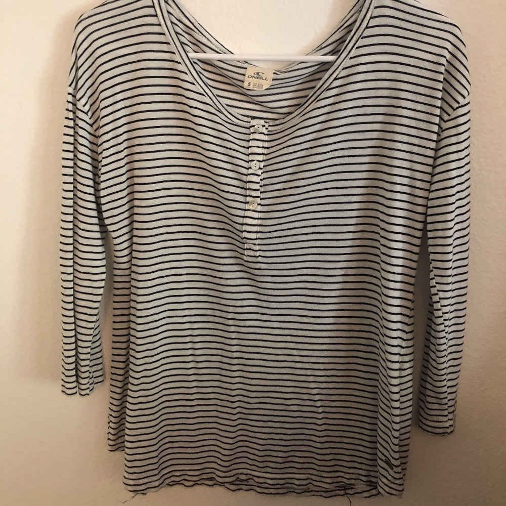 O'neill striped shirt!